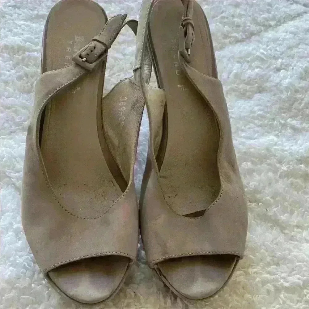 Baldinini Leather Nude Platform Shoe, high platform shoes size 38 EUR - Picture 5 of 5